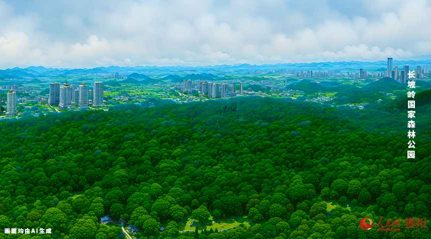 長坡嶺國家級森林公園位于貴陽市白云區(qū)，總面積為1075公頃，海拔1000-3000米，森林覆蓋率高達82.96%。